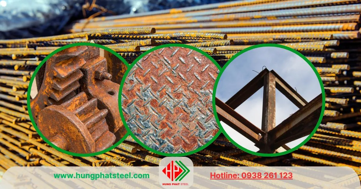 Sắt thép dễ bị gỉ sét nếu không chống gỉ phù hợp