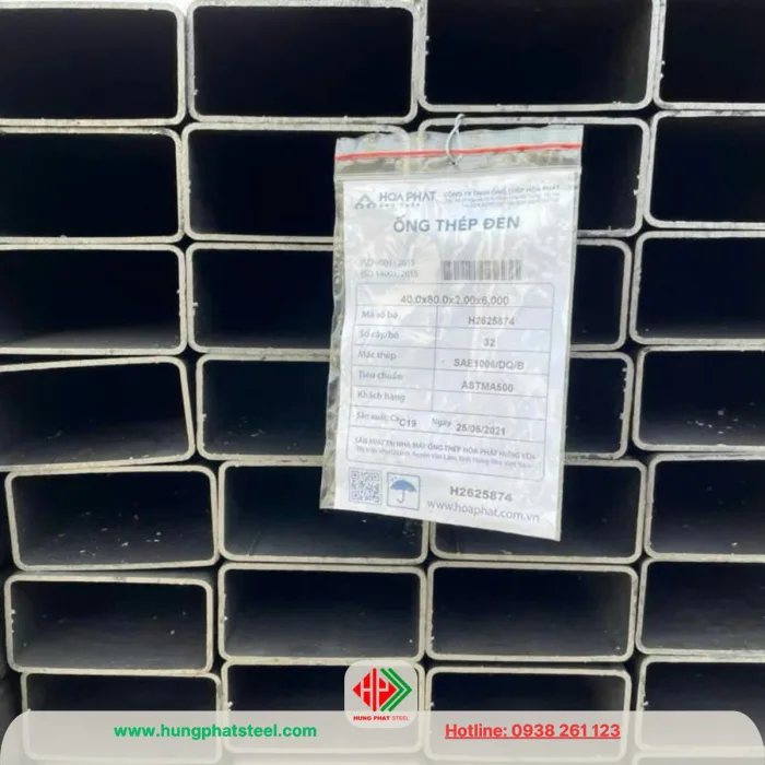 Thép hộp 40x80