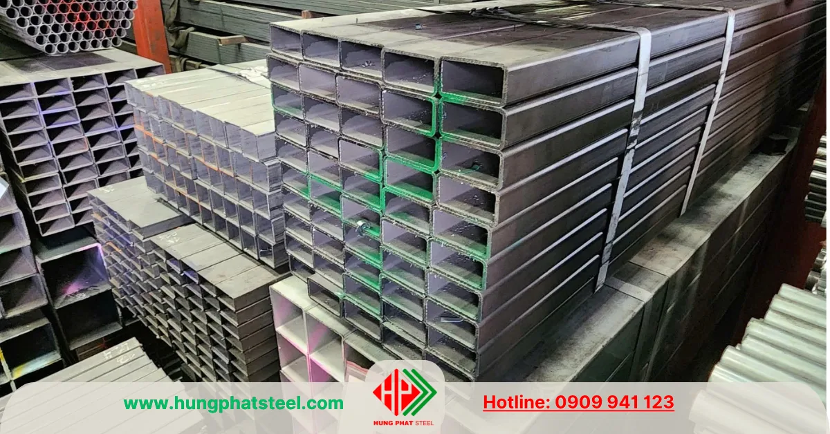 Thép hộp 40x80 đen