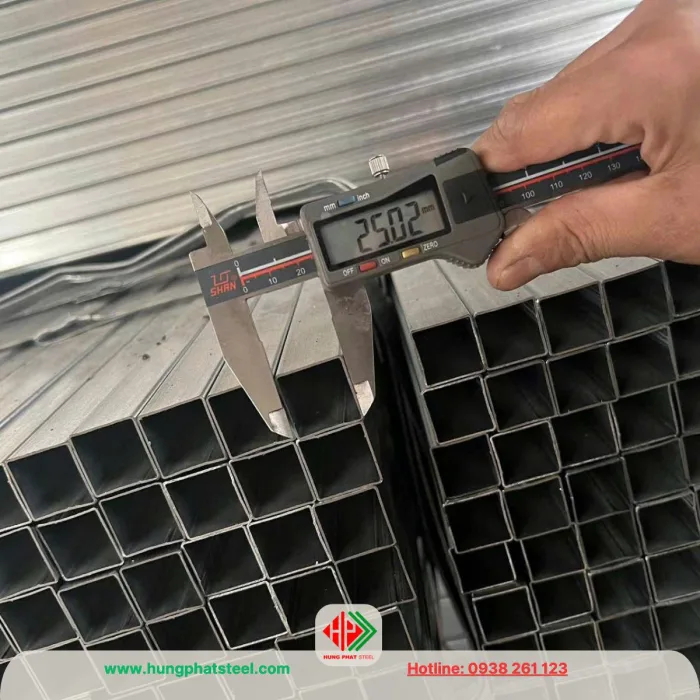 Thép hộp vuông 25x25