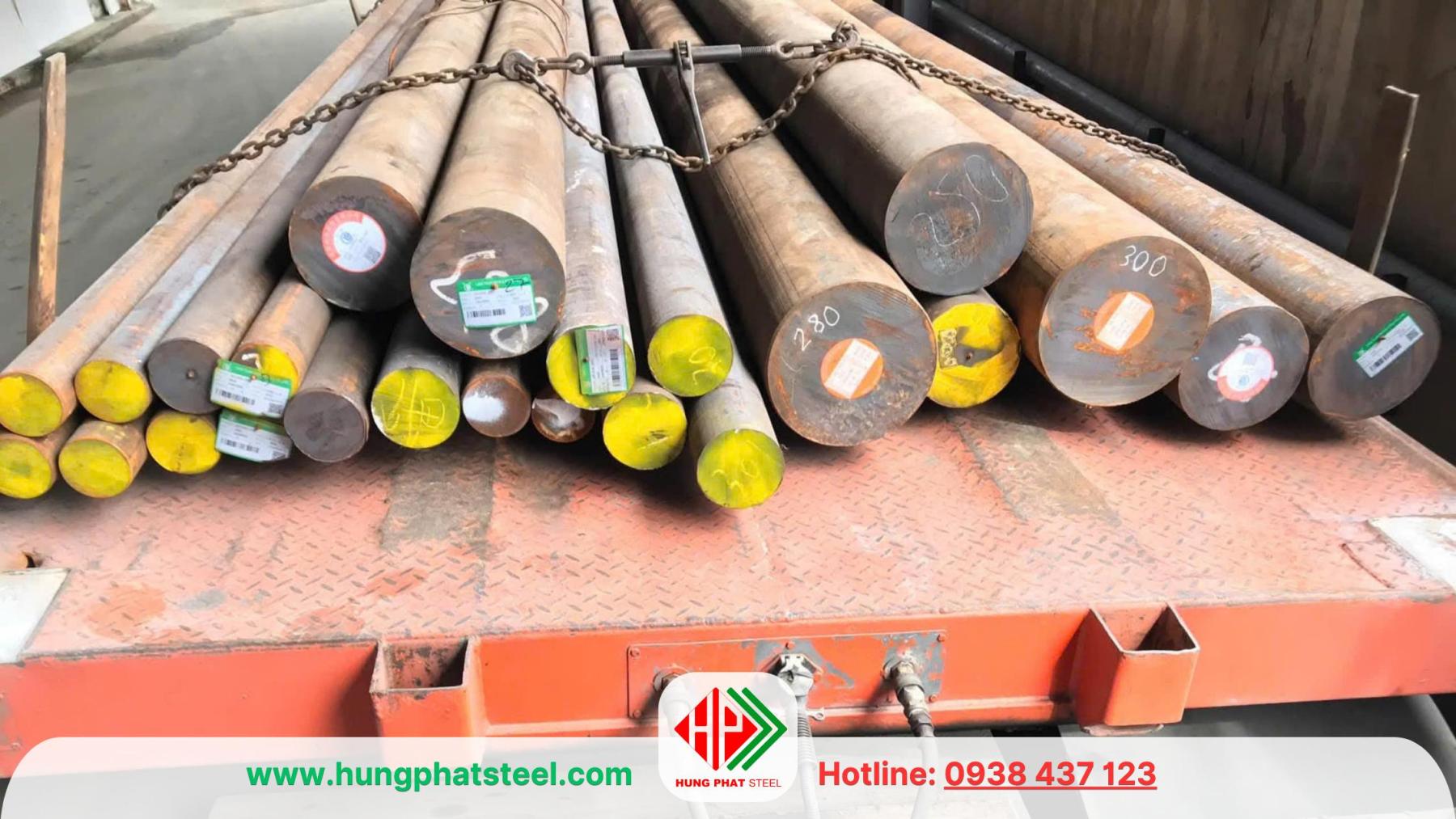 Thép tròn đặc phi 80 (láp đặc)