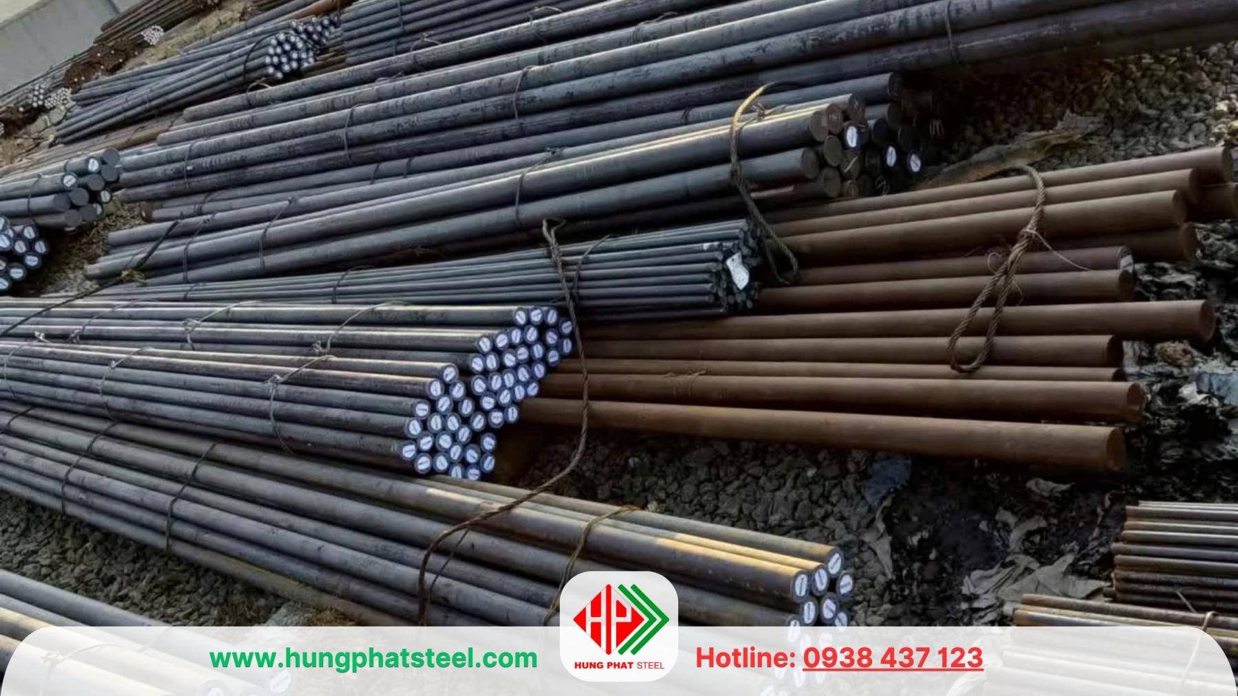 Thép tròn đặc phi 80 (láp đặc)