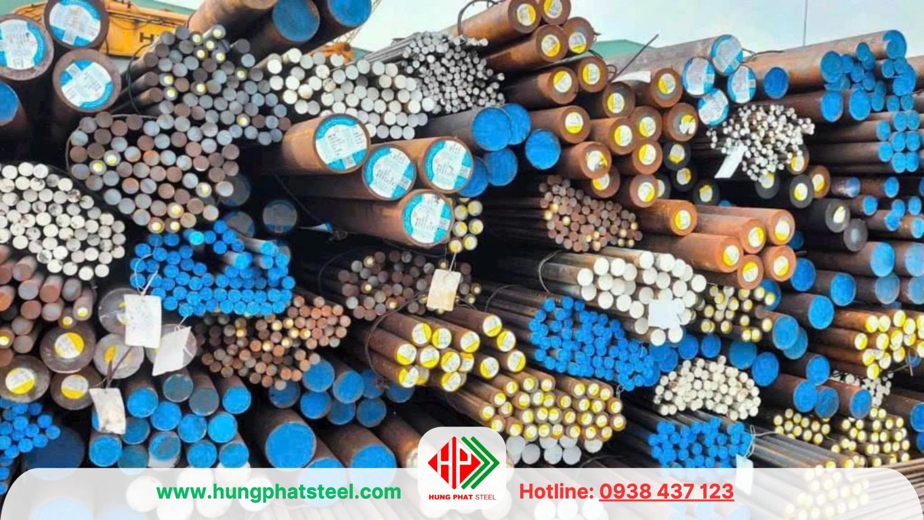 Thép tròn đặc phi 80 (láp đặc)