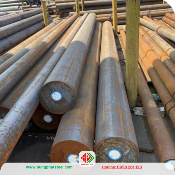 Thép tròn đặc phi 85 (láp đặc)
