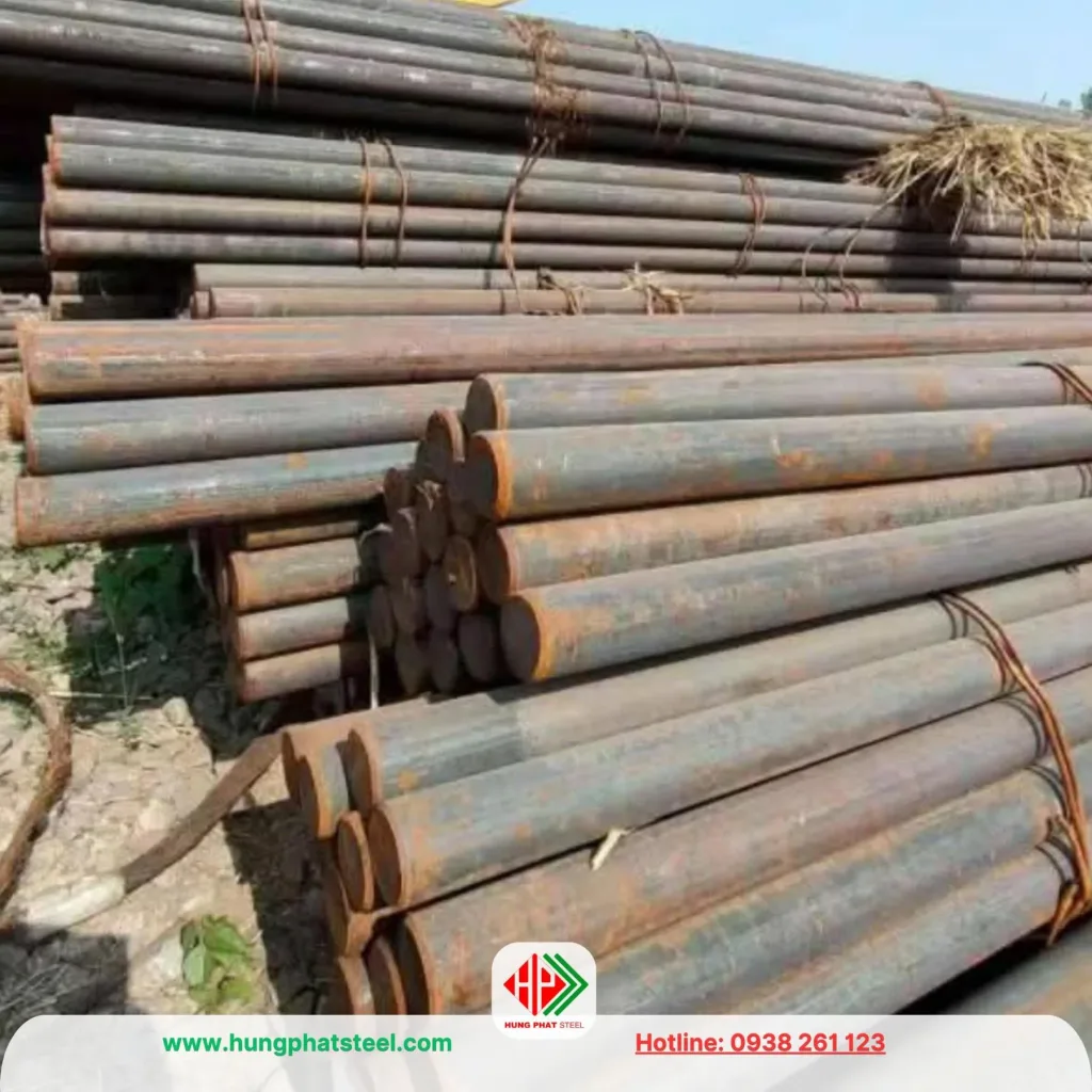 Thép tròn đặc phi 85 (láp đặc)