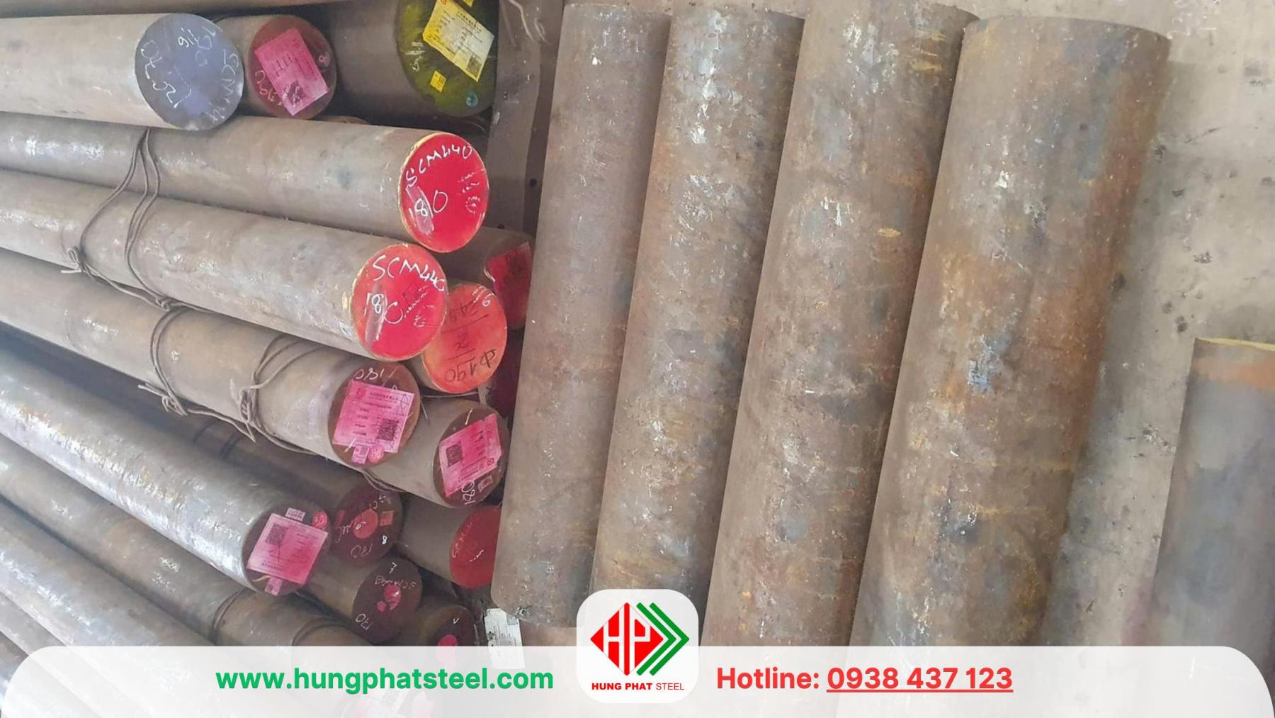 Thép tròn đặc phi 85 (láp đặc)