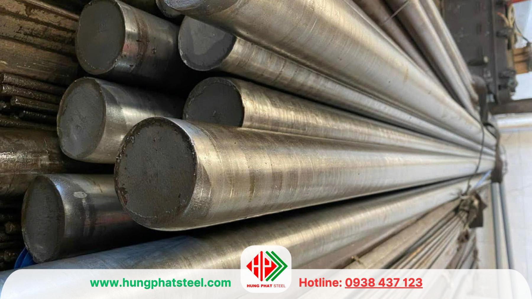 Thép tròn đặc phi 85 (láp đặc)