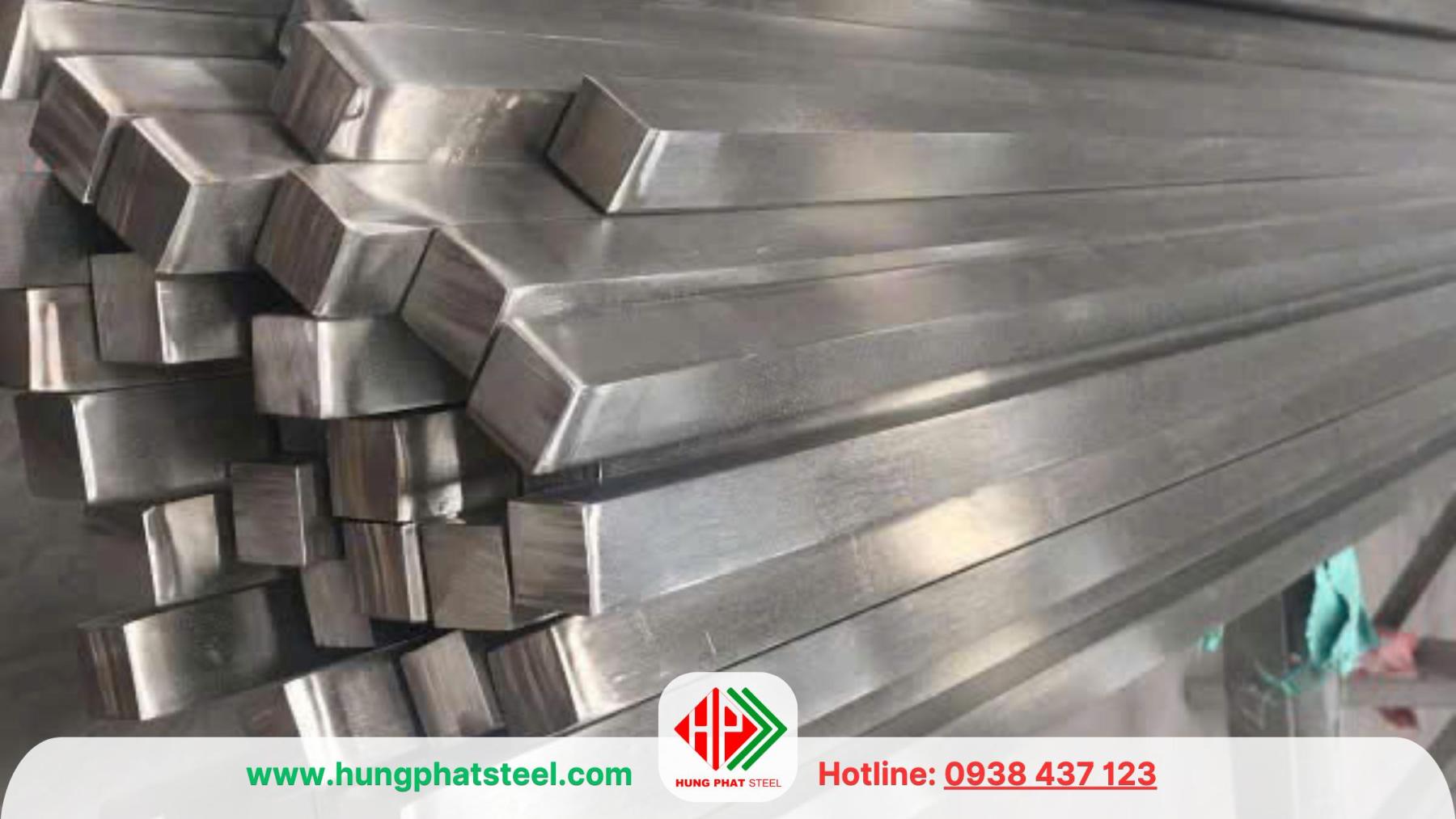 Vuông đặc INOX 45x45