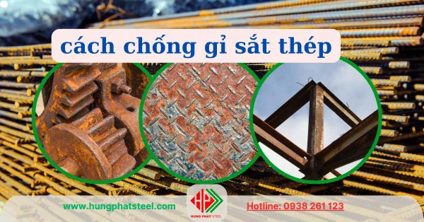 cách chống gỉ sắt thép