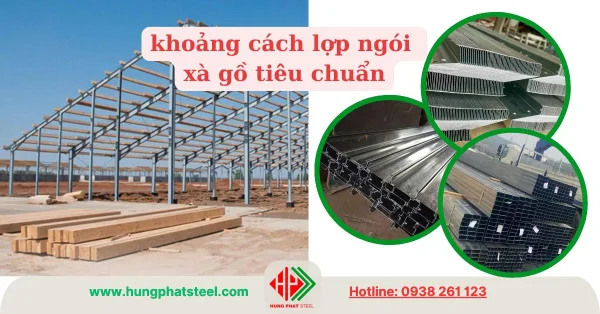 khoảng cách lợp xà gồ tiêu chuẩn