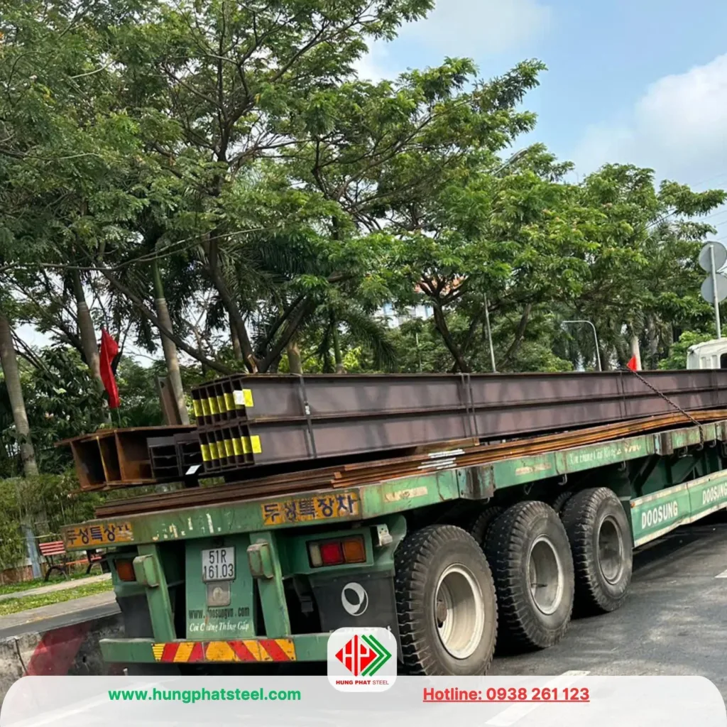 Thép Hình H294 x 200 x 8 x 12mm SS400/A36 - Ảnh 2