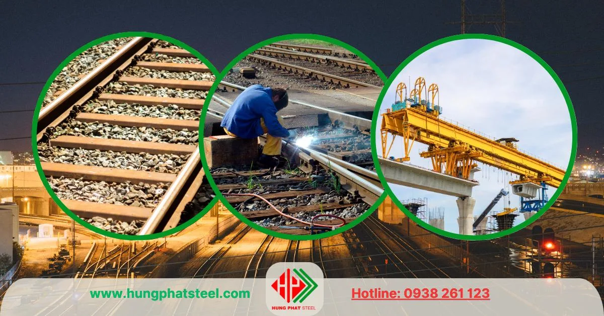 Đóng góp quan trọng trong vận tải, ray xe...
