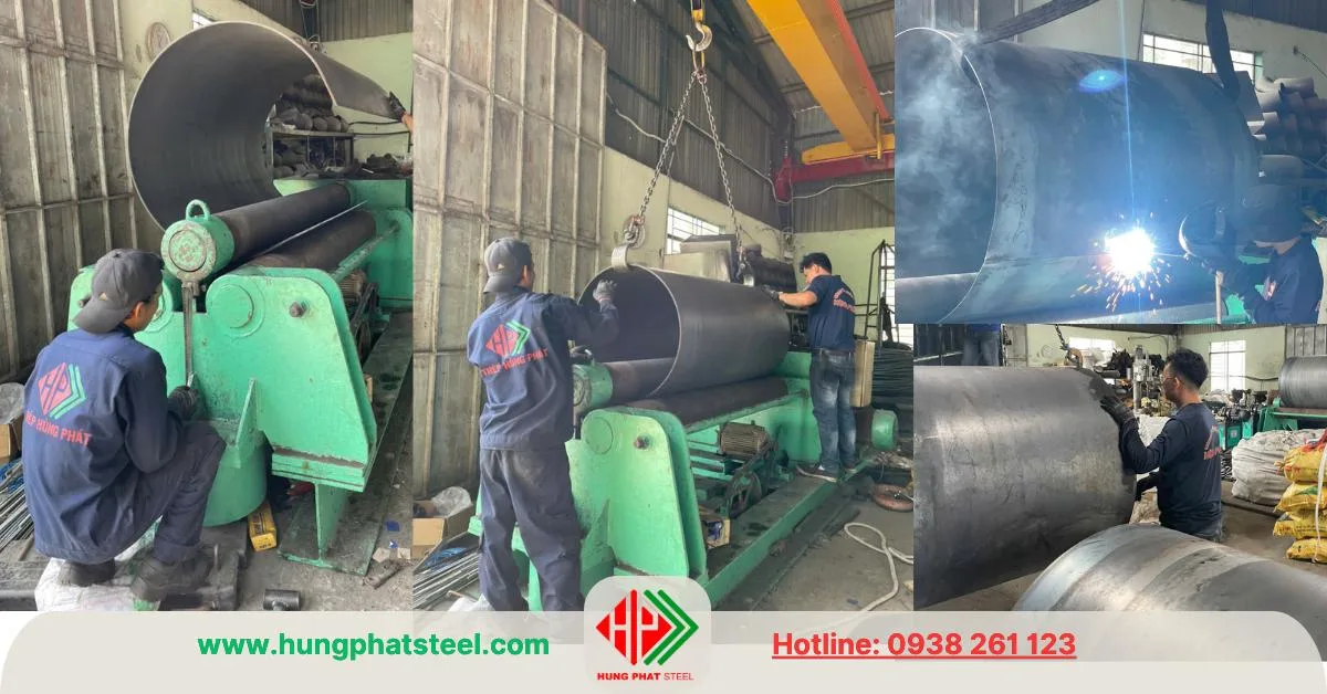 Gia công ống tròn theo yêu cầu