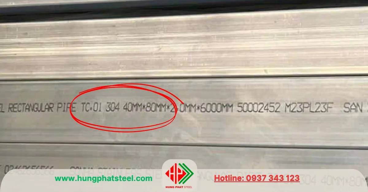 Hộp INOX 304 - 40x80mm