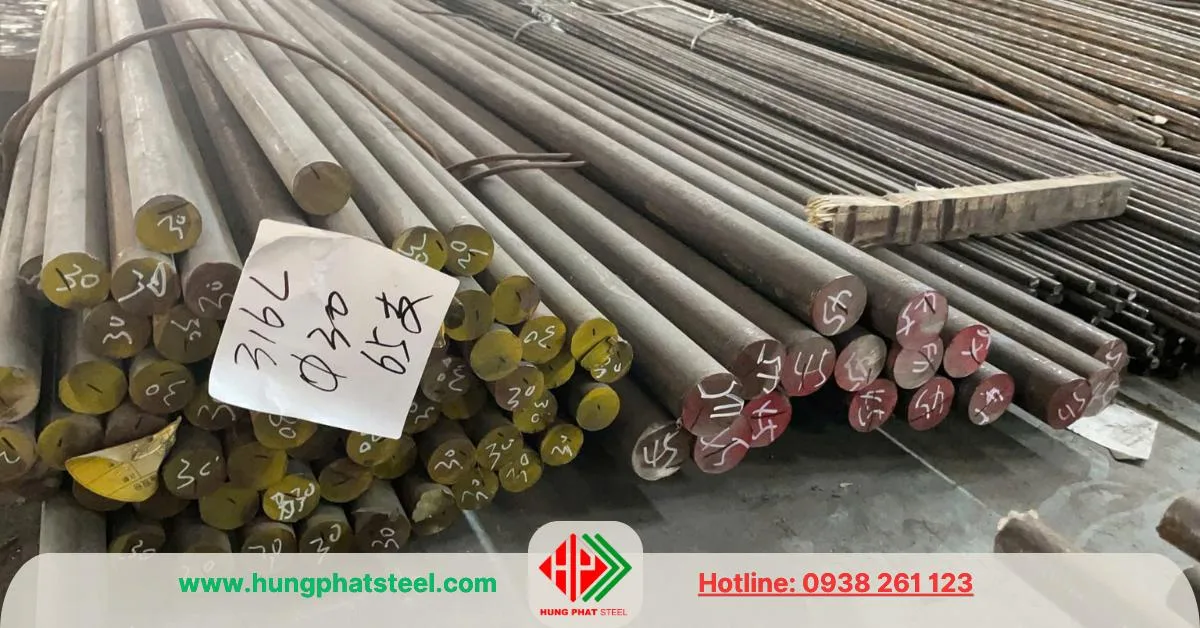 INOX 316 tròn đặc phi 30