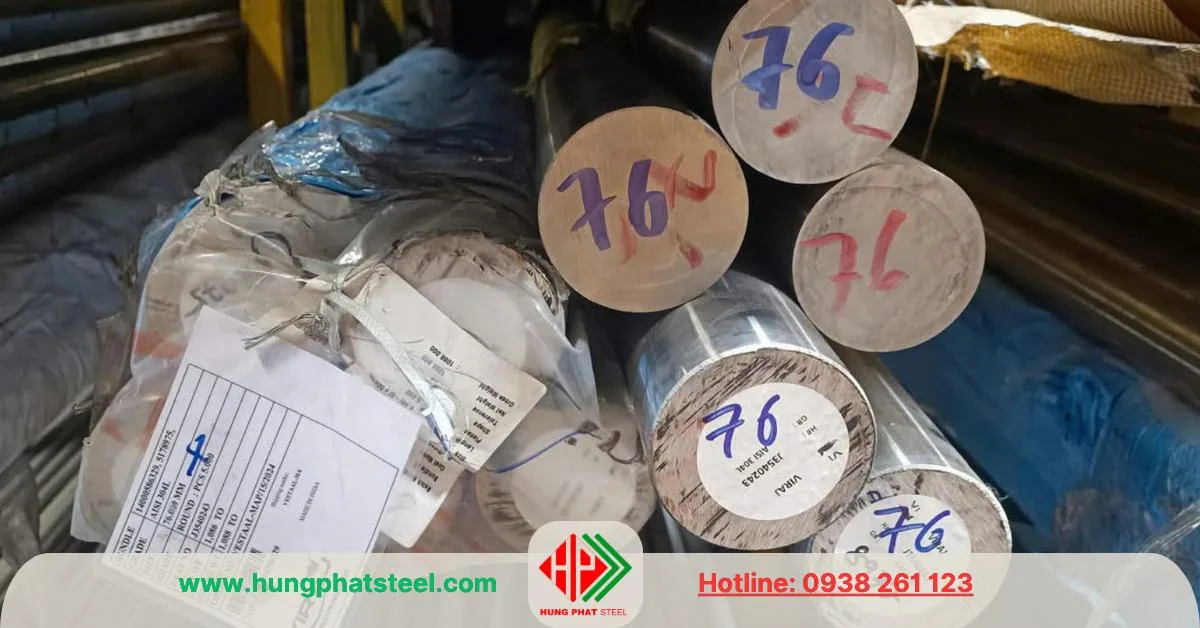 INOX tròn đặc phi 76