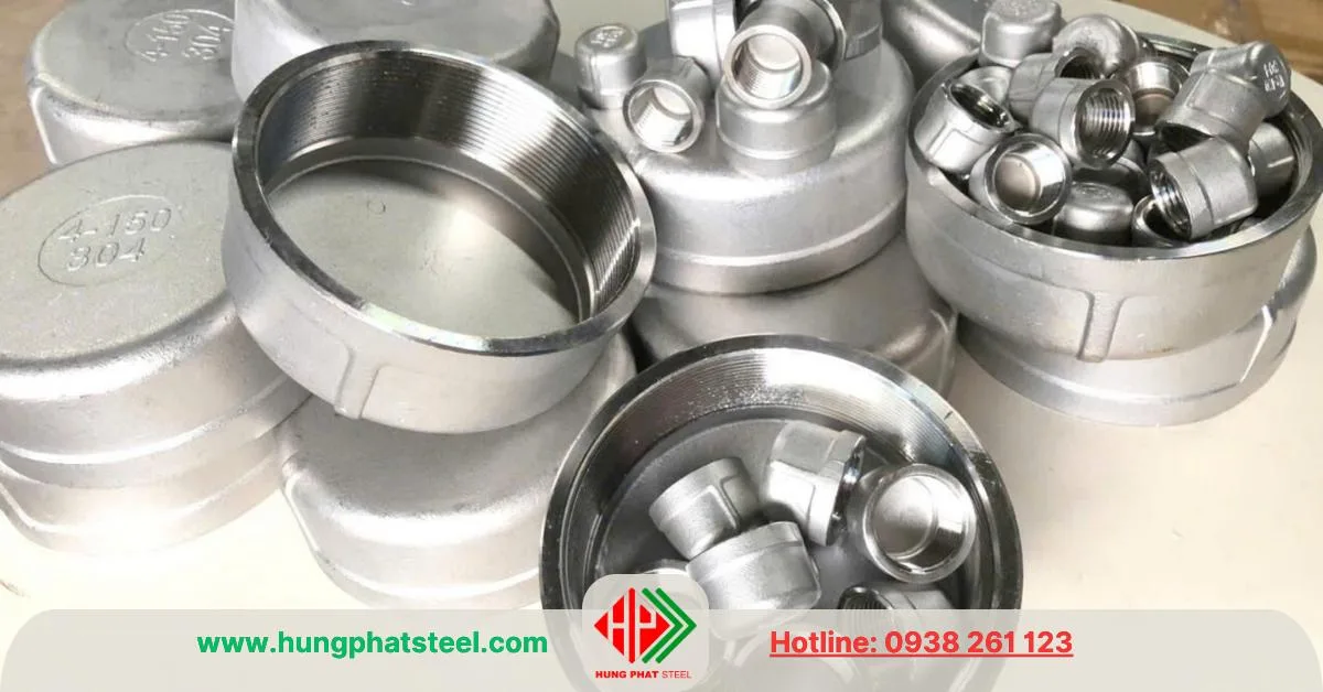 Nắp bịt inox ren trong