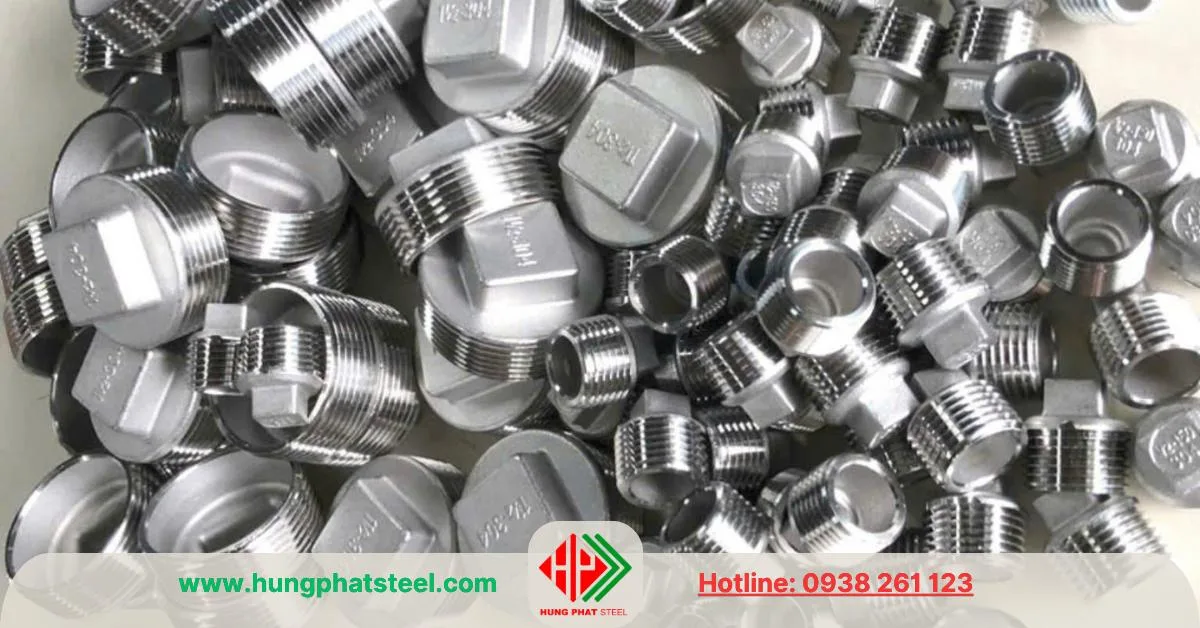 Nút ren inox (ren ngoài)