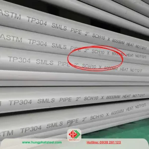 Ống đúc INOX 304 - SCH10