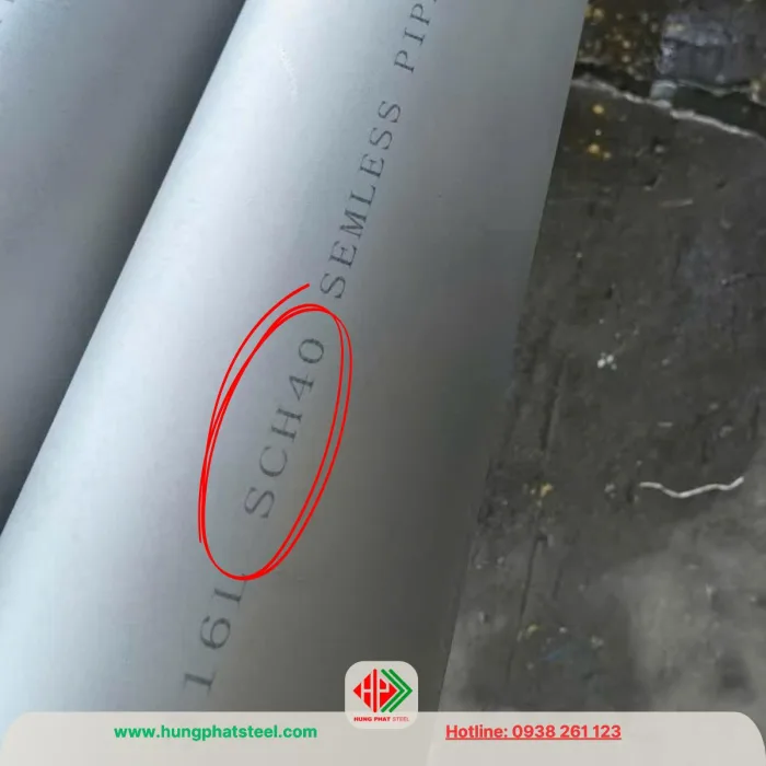 Ống đúc INOX 316 - SCH40