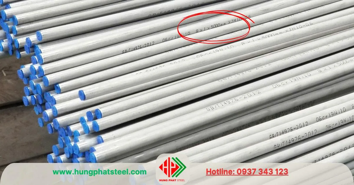 Ống inox phi 8