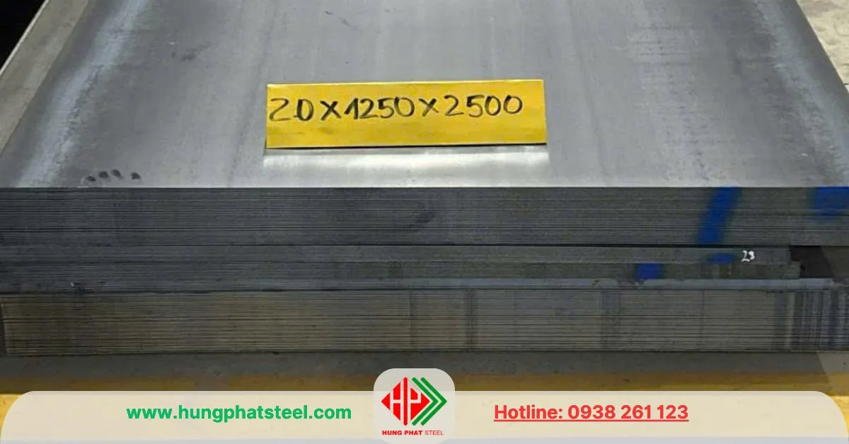 Thép tấm 2.0 x 1250 x 2500
