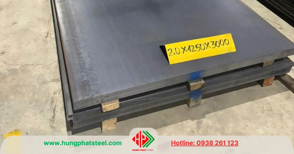 Thép tấm 2.0 x 1250 x 3000