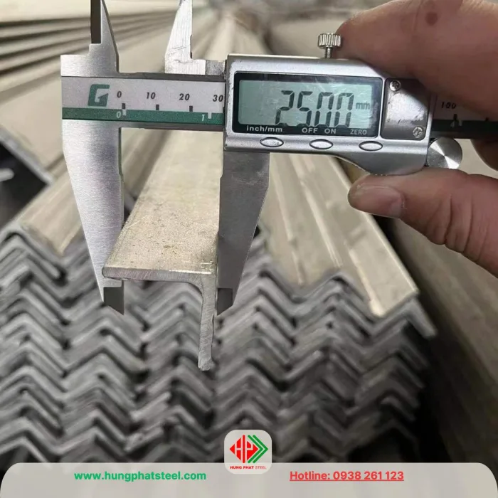 V25x25 inox 304 (thép không gỉ V25)