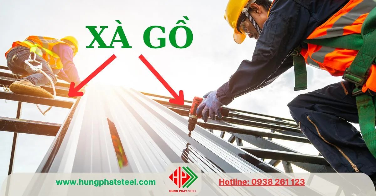 Xà gồ chính là thanh chịu lực chính của mái