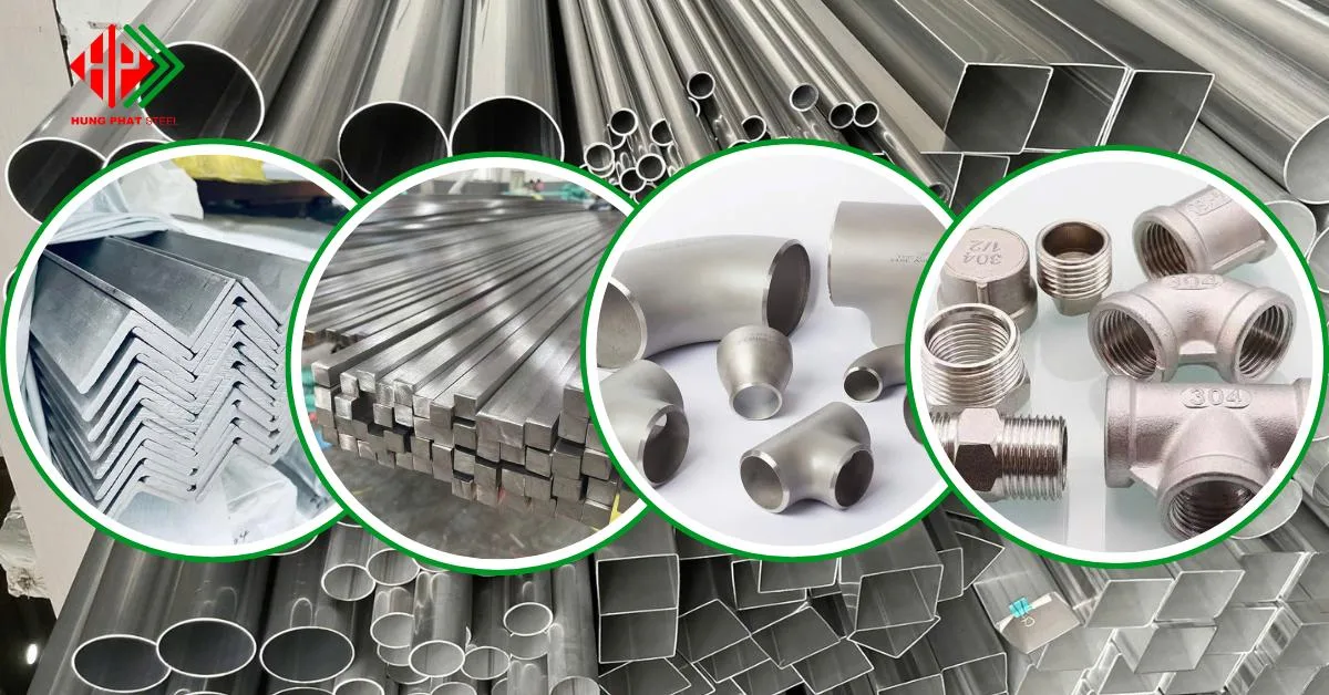 Các dòng vật liệu không gỉ (INOX)