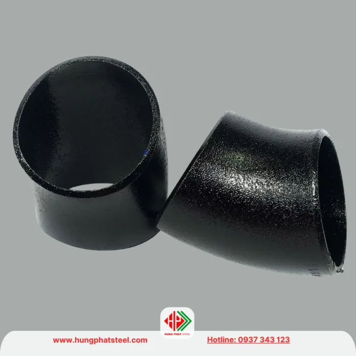 Co lơi thép đen hàn 45 độ