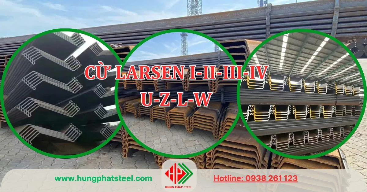 Cừ larsen I-II-III-IV