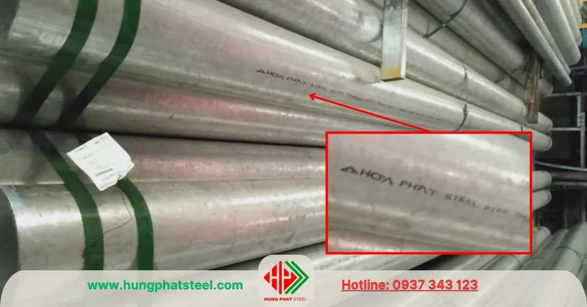 Logo ống thép Hòa Phát chính hãng