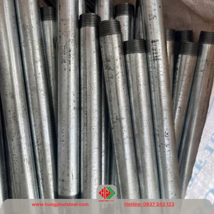 Ống 2 đầu ren (xem) 1 tấc 2 tấc 3 tấc