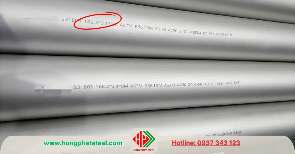 Ống inox D168 DN150