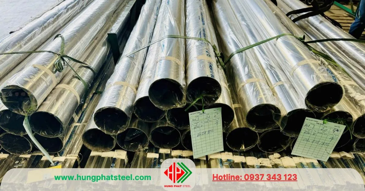 Ống inox phi 141 DN125