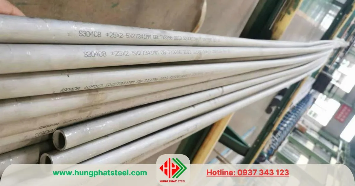Ống inox phi 25