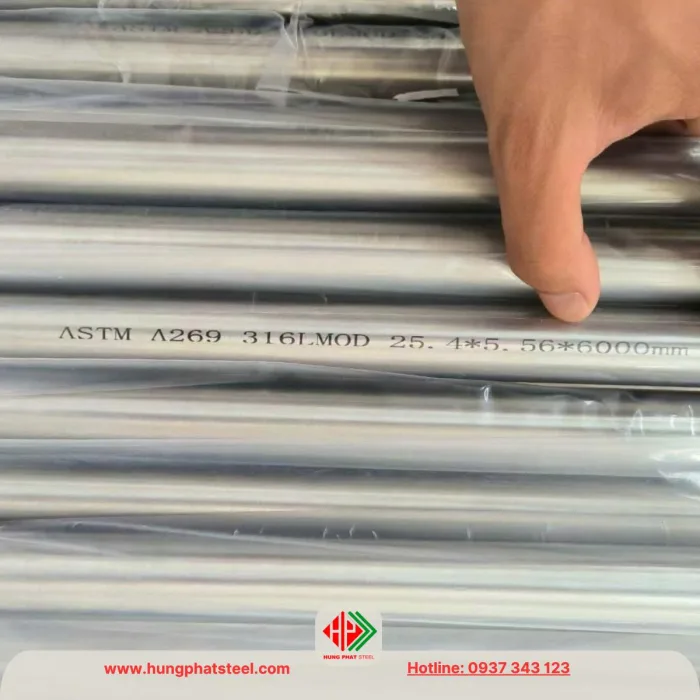 Ống inox phi 25