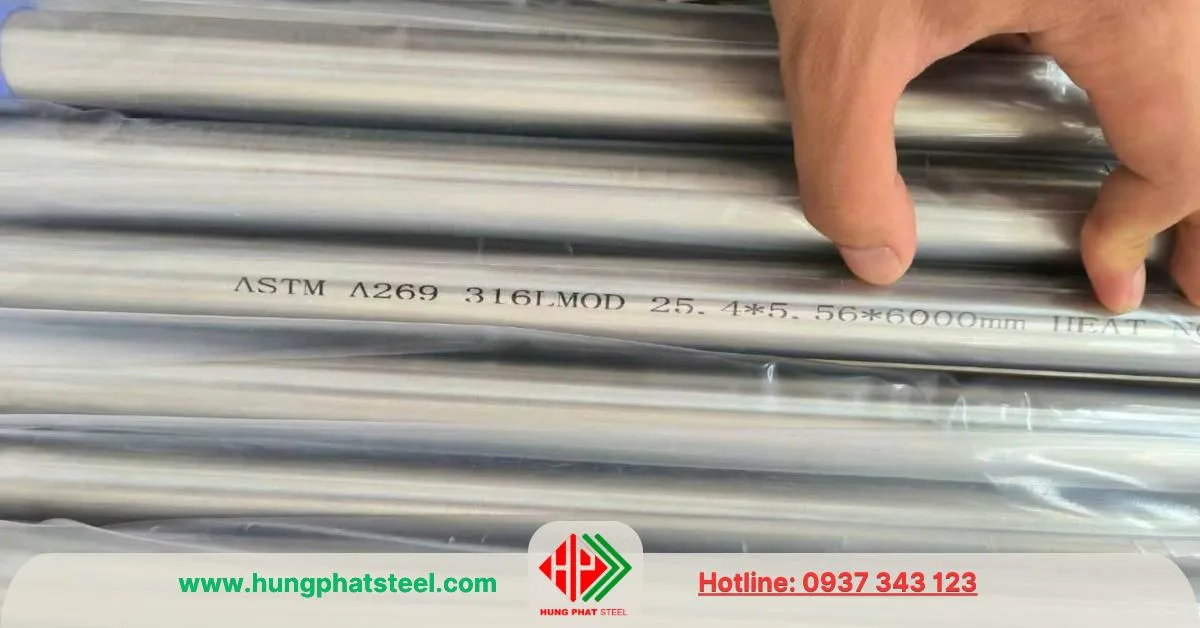Ống inox phi 25