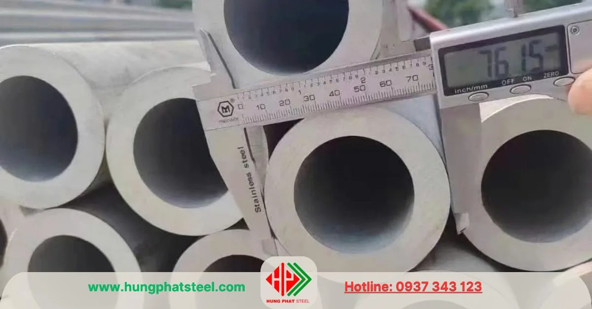 Ống inox phi 76