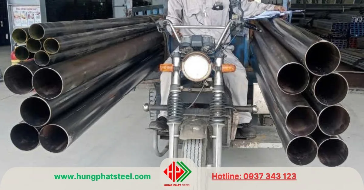 Ống thép đen phi 168 - DN150