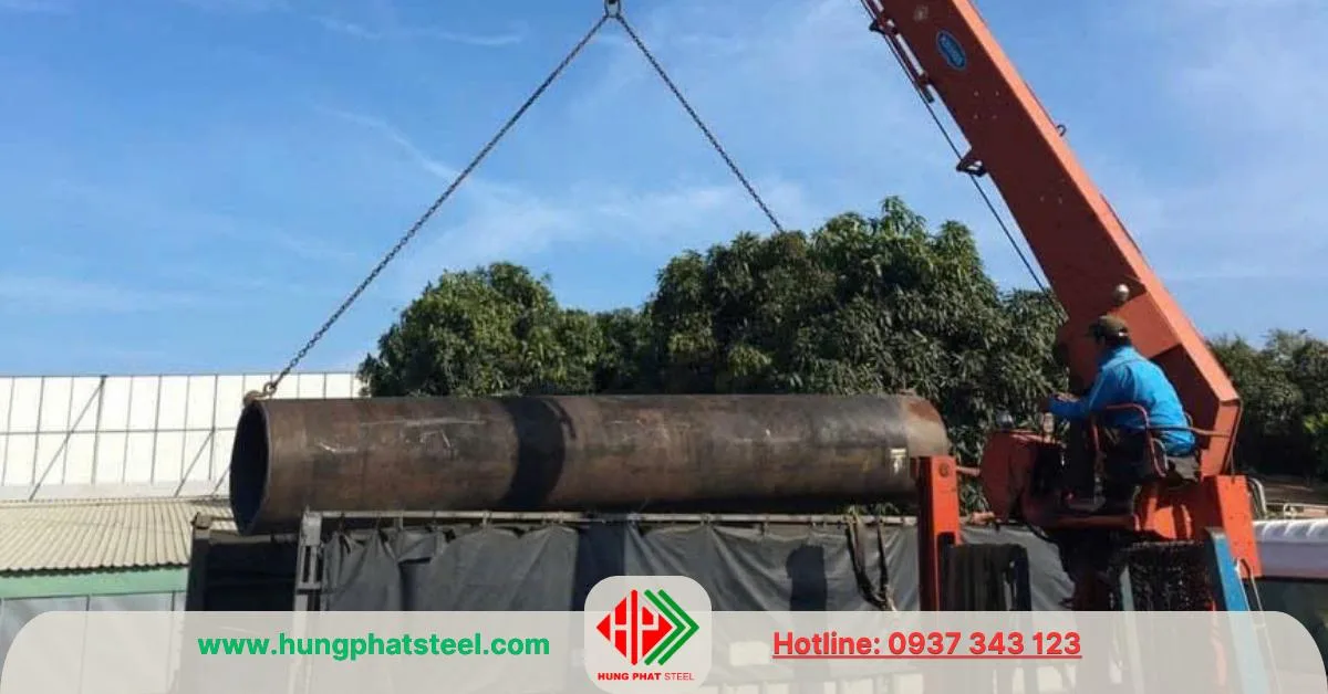 Ống thép đúc phi 610 DN600