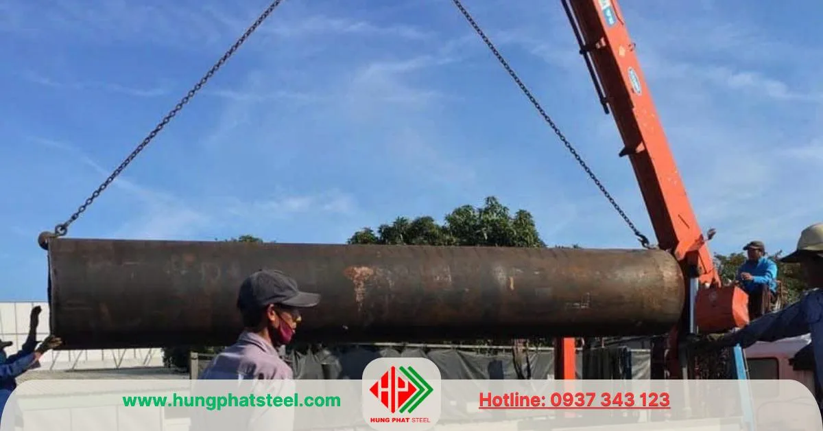 Ống thép đúc phi 610 DN600