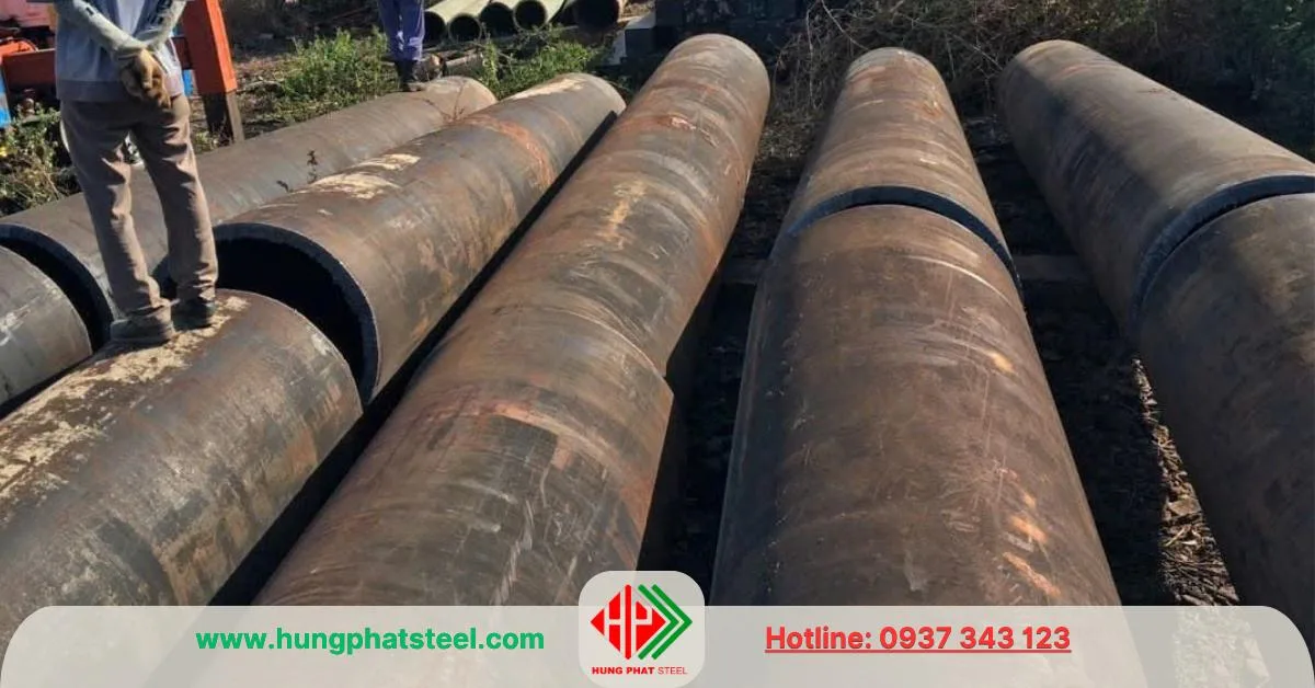 Ống thép đúc phi 610 DN600
