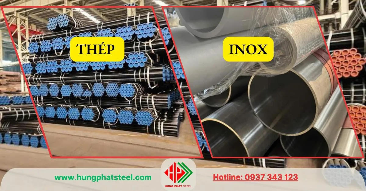 Ống thép đúc và ống inox đúc