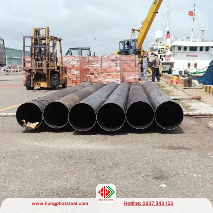 Ống thép hàn đen phi 355 DN350 (OD 355.6mm)