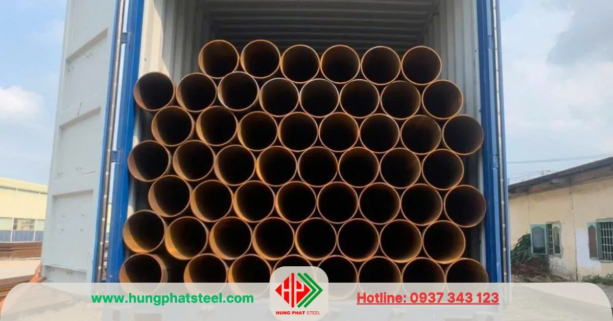 Ống thép hàn đen phi 355 DN350 (OD 355.6mm)