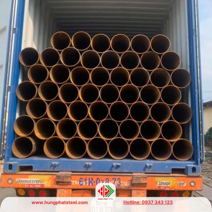 Ống thép hàn đen phi 355 DN350 (OD 355.6mm)