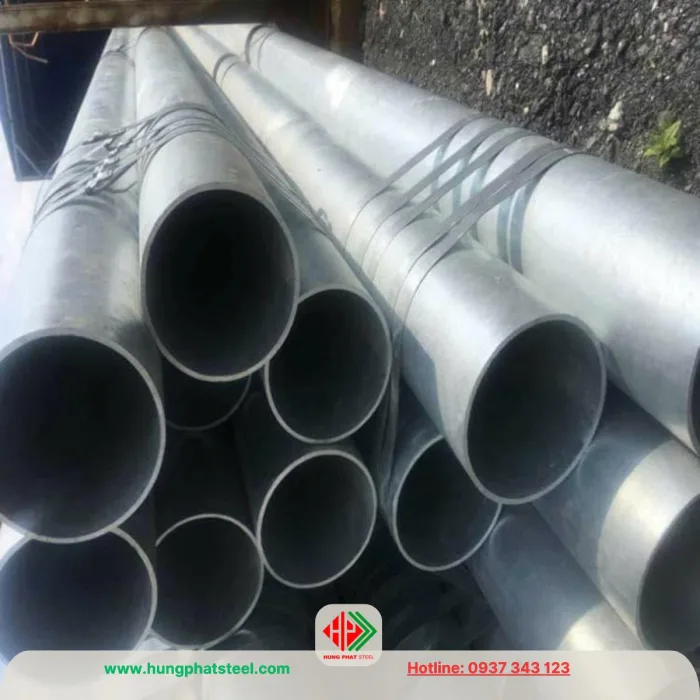 Ống thép mạ kẽm phi 114 (DN100)