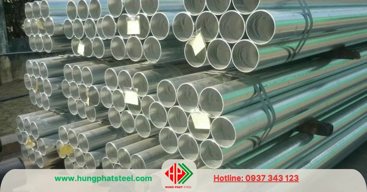 Ống thép mạ kẽm phi 114 (DN100)